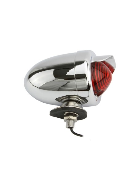 Rear Dummy Light Bullet Chrome/Red.